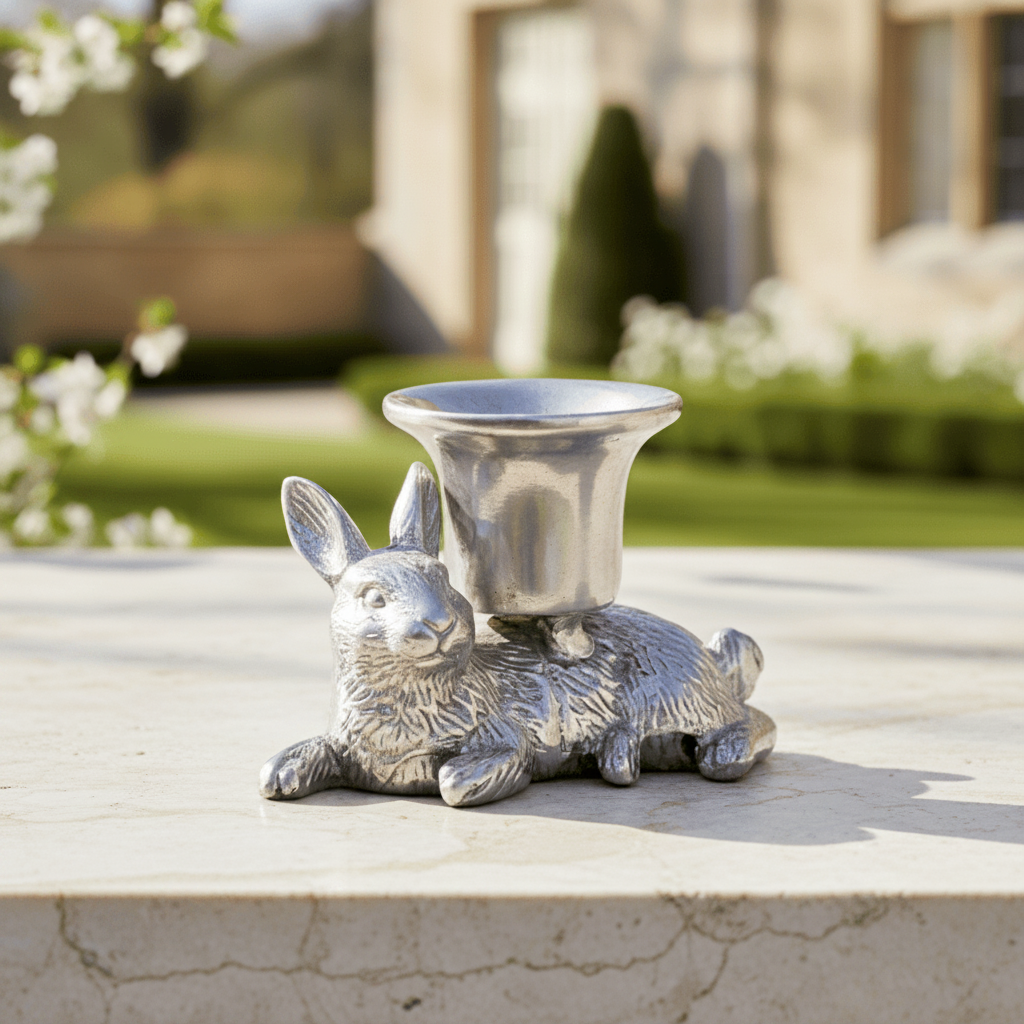 Arthur Court Bunny Rabbit candle holders