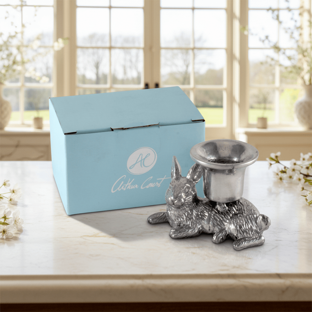 Arthur Court Bunny Rabbit candle holders