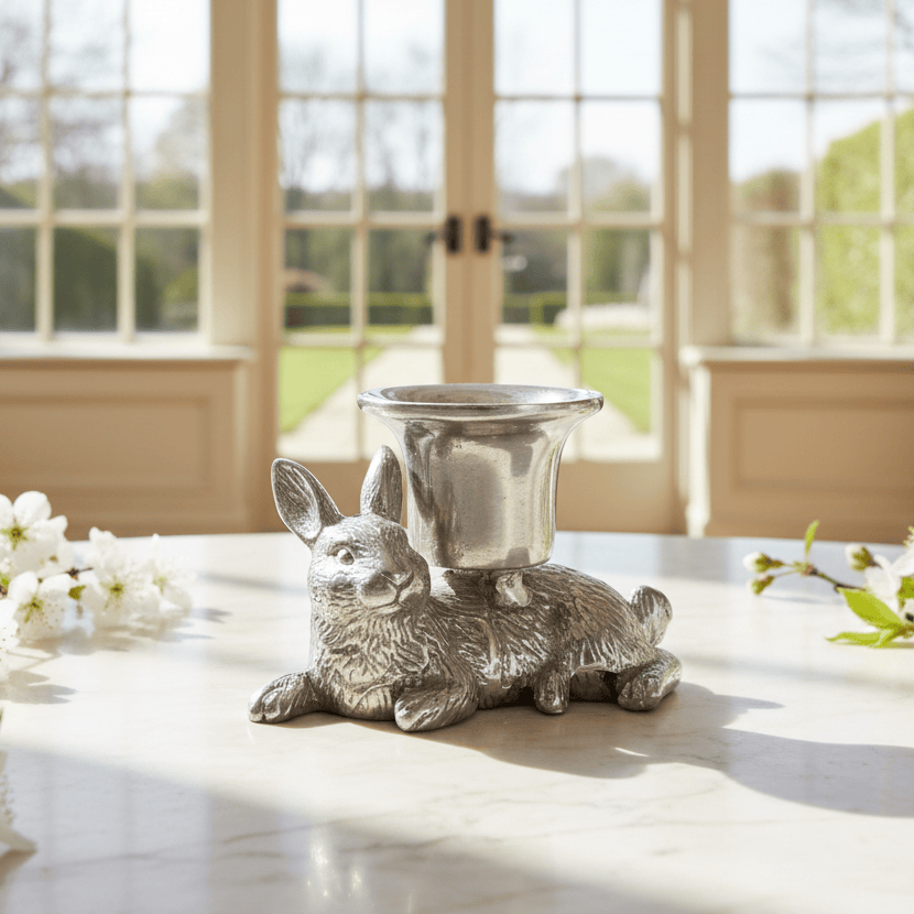 Arthur Court Bunny Rabbit candle holders
