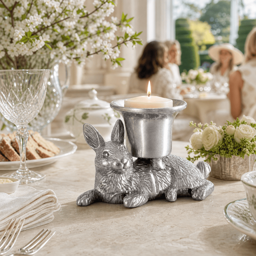 Arthur Court Bunny Rabbit candle holders