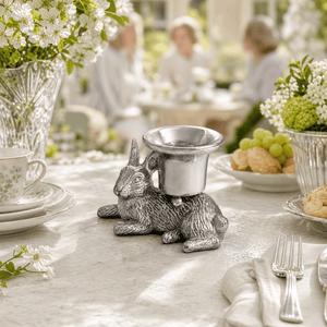 Arthur Court Bunny Rabbit candle holders