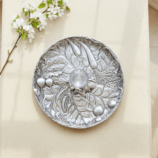 Arthur Court Bunny Rabbit Garden Tidbit Tray