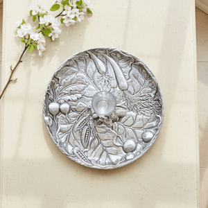 Arthur Court Bunny Rabbit Garden Tidbit Tray
