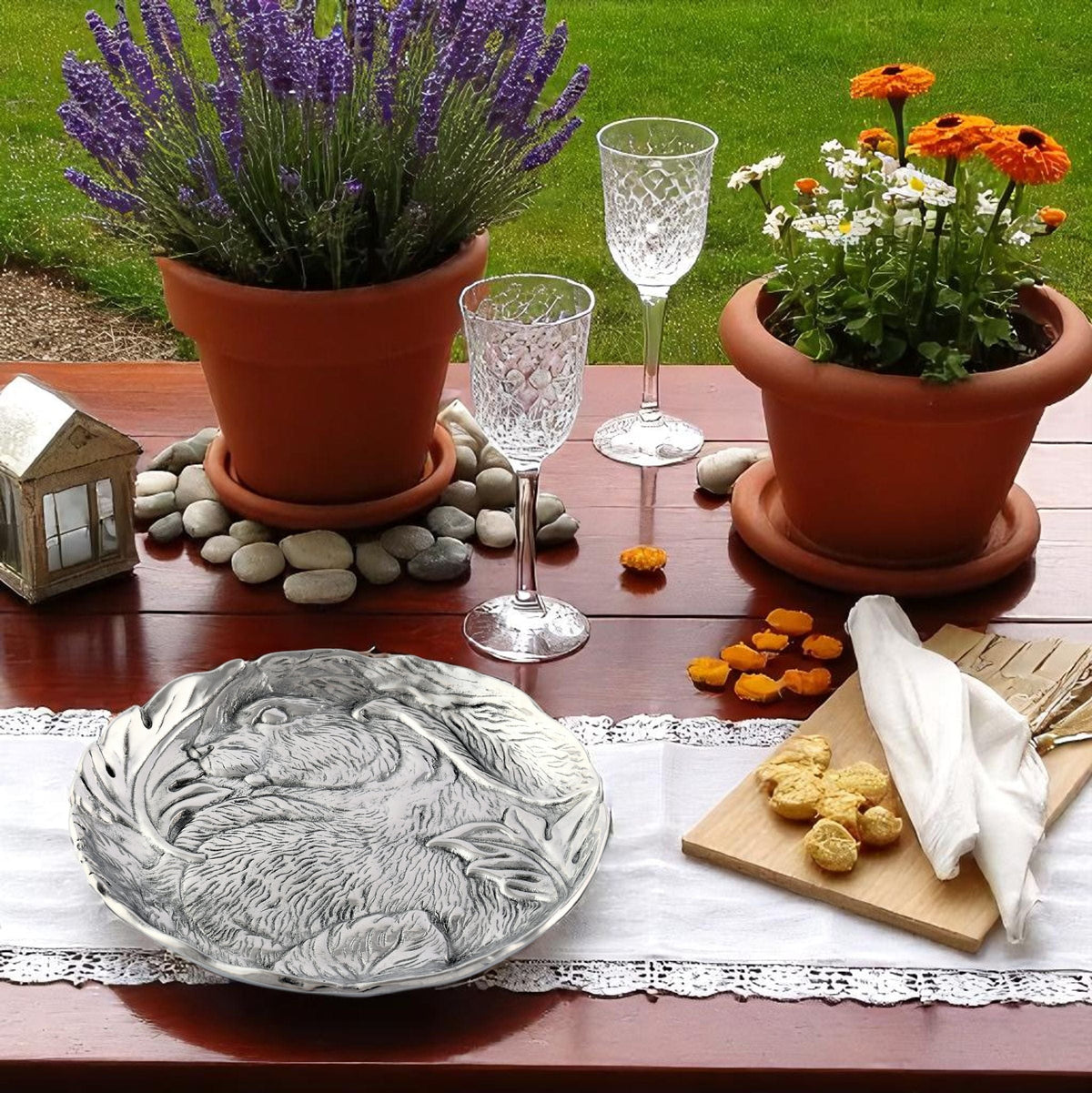 Arthur Court Bunny Rabbit Serving Plate