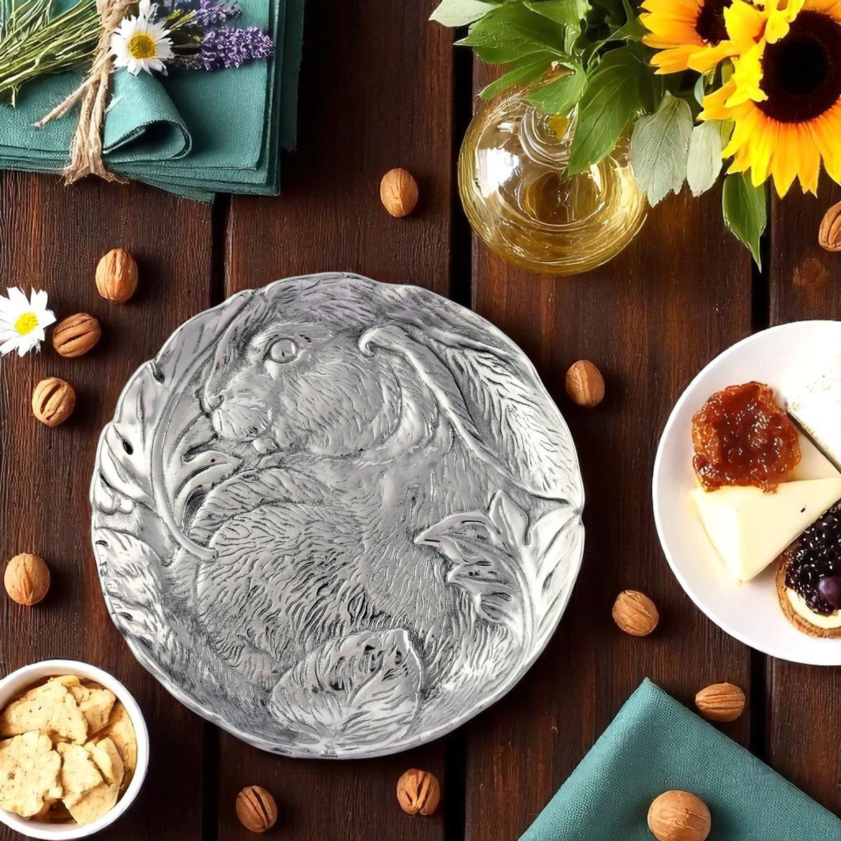 Arthur Court Bunny Rabbit Serving Plate