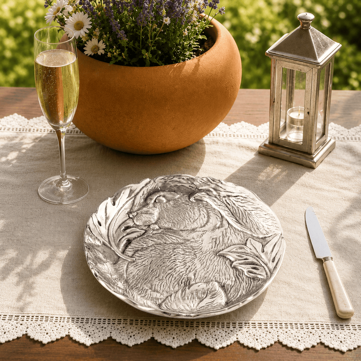 Arthur Court Bunny Rabbit Serving Plate