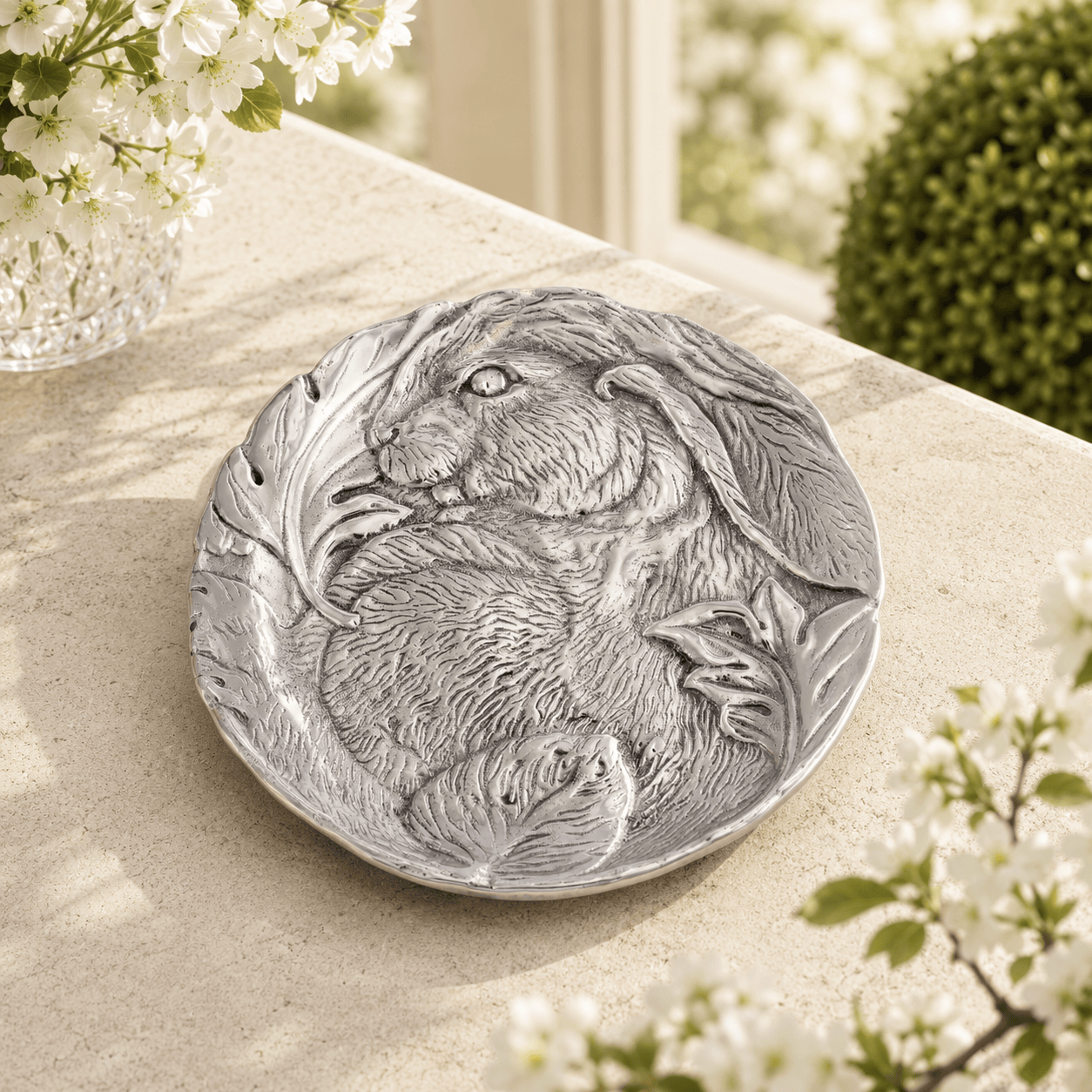 Arthur Court Bunny Rabbit Serving Plate