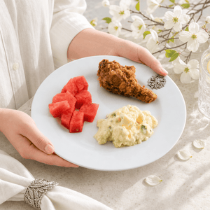 Arthur Court Butterfly Bee Melamine Lunch Plates - Set of 4