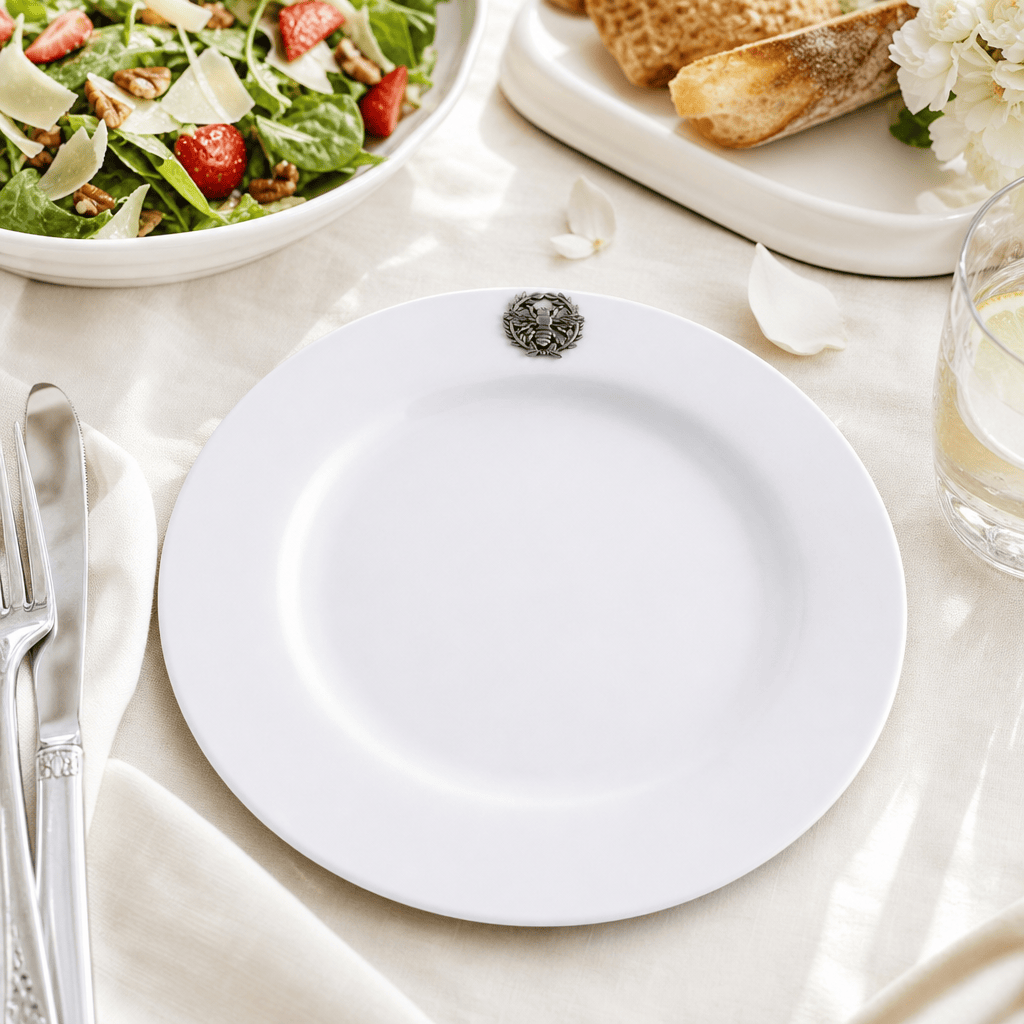Arthur Court Butterfly Bee Melamine Lunch Plates - Set of 4
