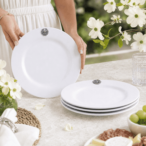 Arthur Court Butterfly Bee Melamine Lunch Plates - Set of 4