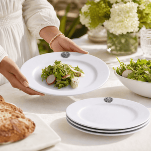 Arthur Court Butterfly Bee Melamine Lunch Plates - Set of 4