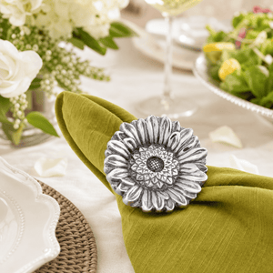 Arthur Court Butterfly Butterfly and Flower Napkin Rings
