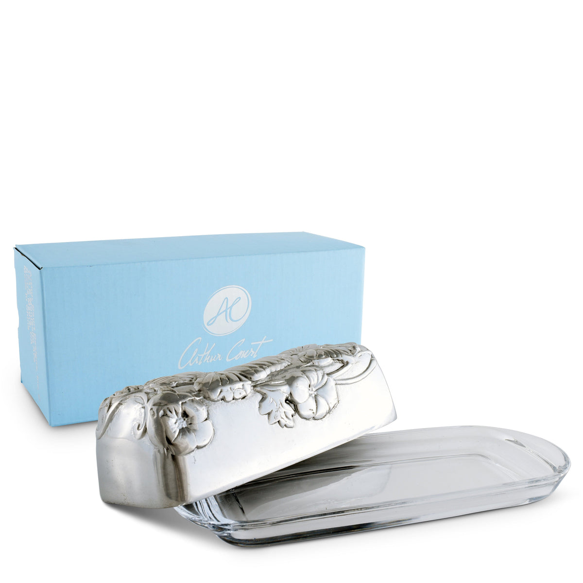 Arthur Court Butterfly Butterfly Butter Dish