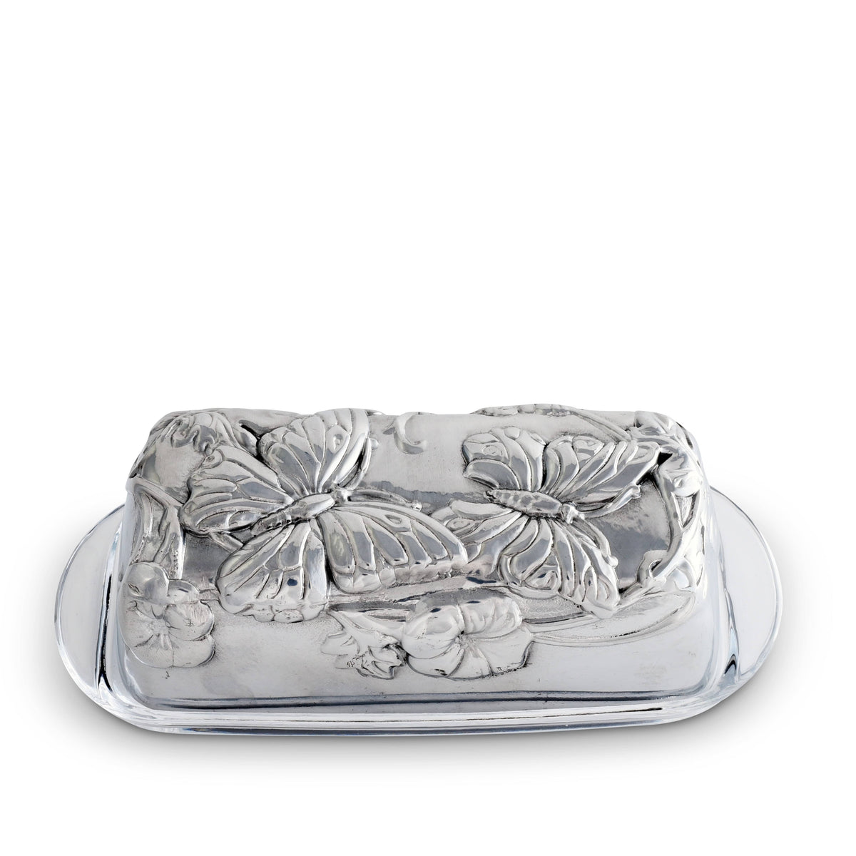 Arthur Court Butterfly Butterfly Butter Dish