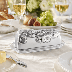 Arthur Court Butterfly Butterfly Butter Dish