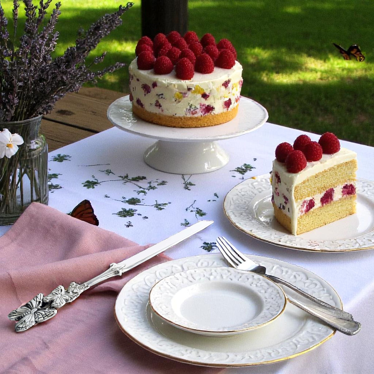 Arthur Court Butterfly Butterfly Cake Knife