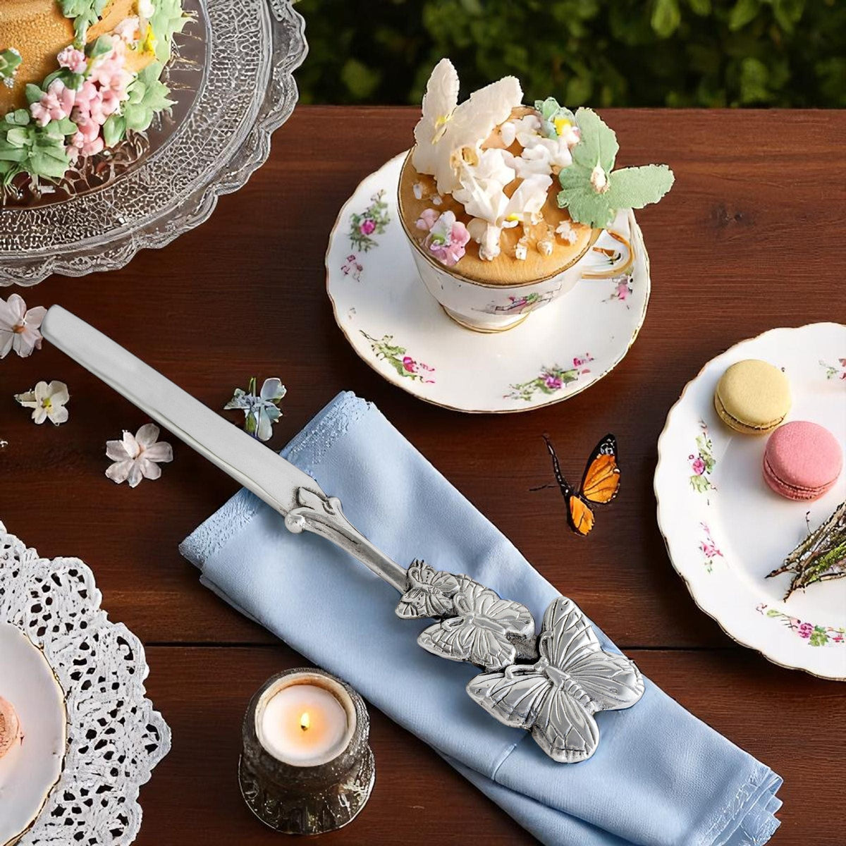 Arthur Court Butterfly Butterfly Cake Knife