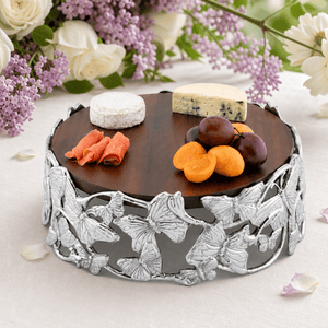 Arthur Court Butterfly Butterfly Cheese Pedestal