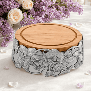 Arthur Court Butterfly Butterfly Cheese Pedestal