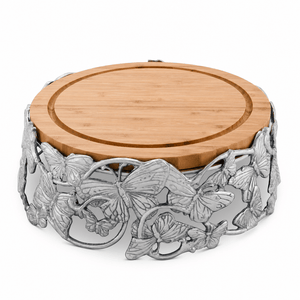Arthur Court Butterfly Butterfly Cheese Pedestal
