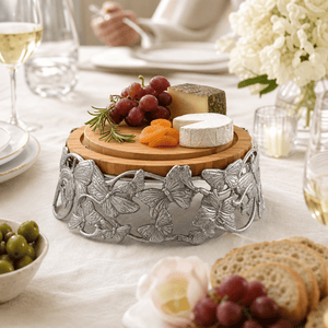Arthur Court Butterfly Butterfly Cheese Pedestal