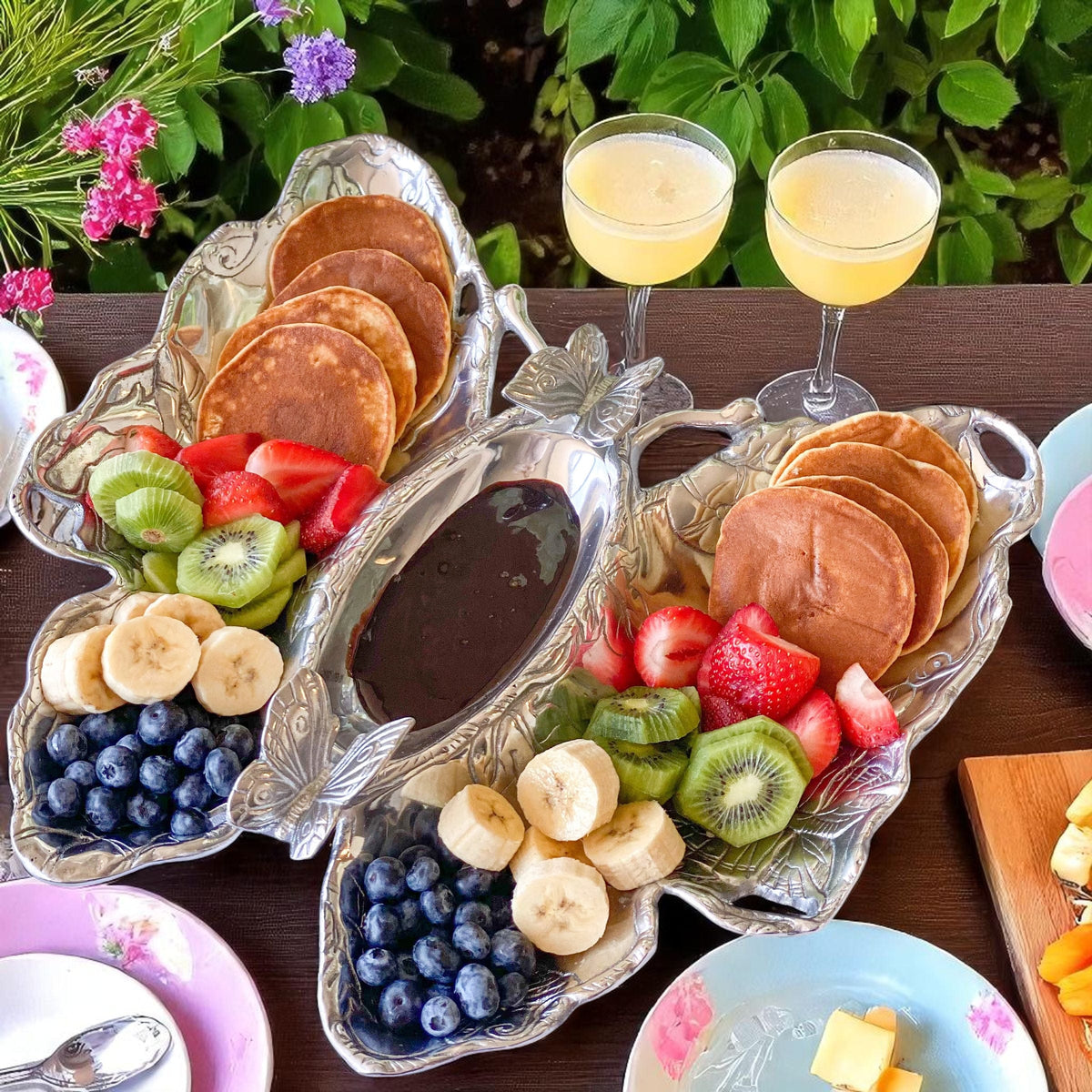 Arthur Court Butterfly Butterfly Chip and Dip