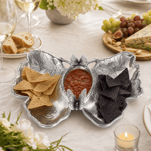 Arthur Court Butterfly Butterfly Chip and Dip