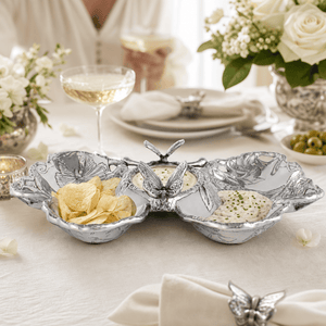 Arthur Court Butterfly Butterfly Chip and Dip