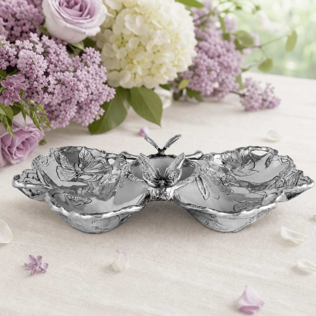 Arthur Court Butterfly Butterfly Chip and Dip