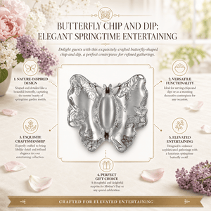 Arthur Court Butterfly Butterfly Chip and Dip