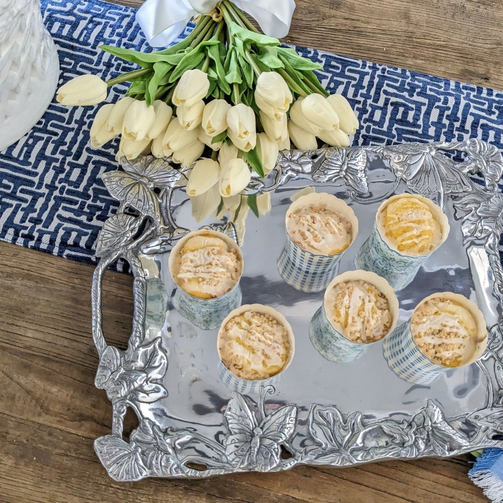 Arthur Court Butterfly Butterfly Clutch Tray