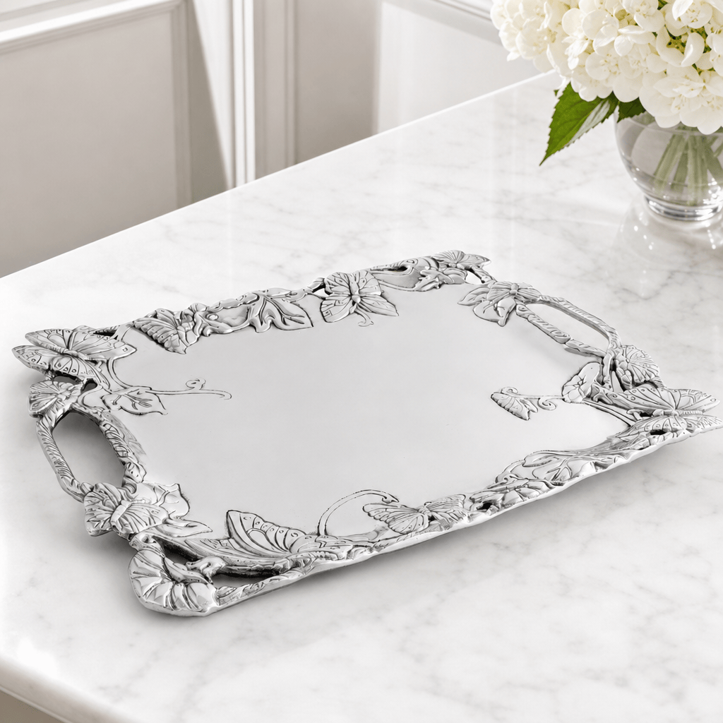 Arthur Court Butterfly Butterfly Clutch Tray