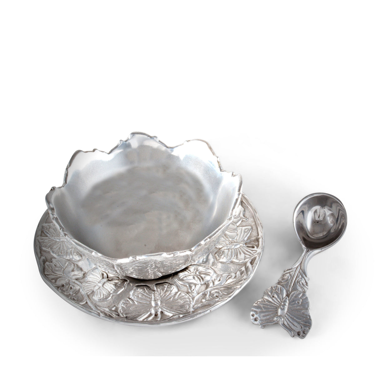 Arthur Court Butterfly Butterfly Condiment Set 3-piece