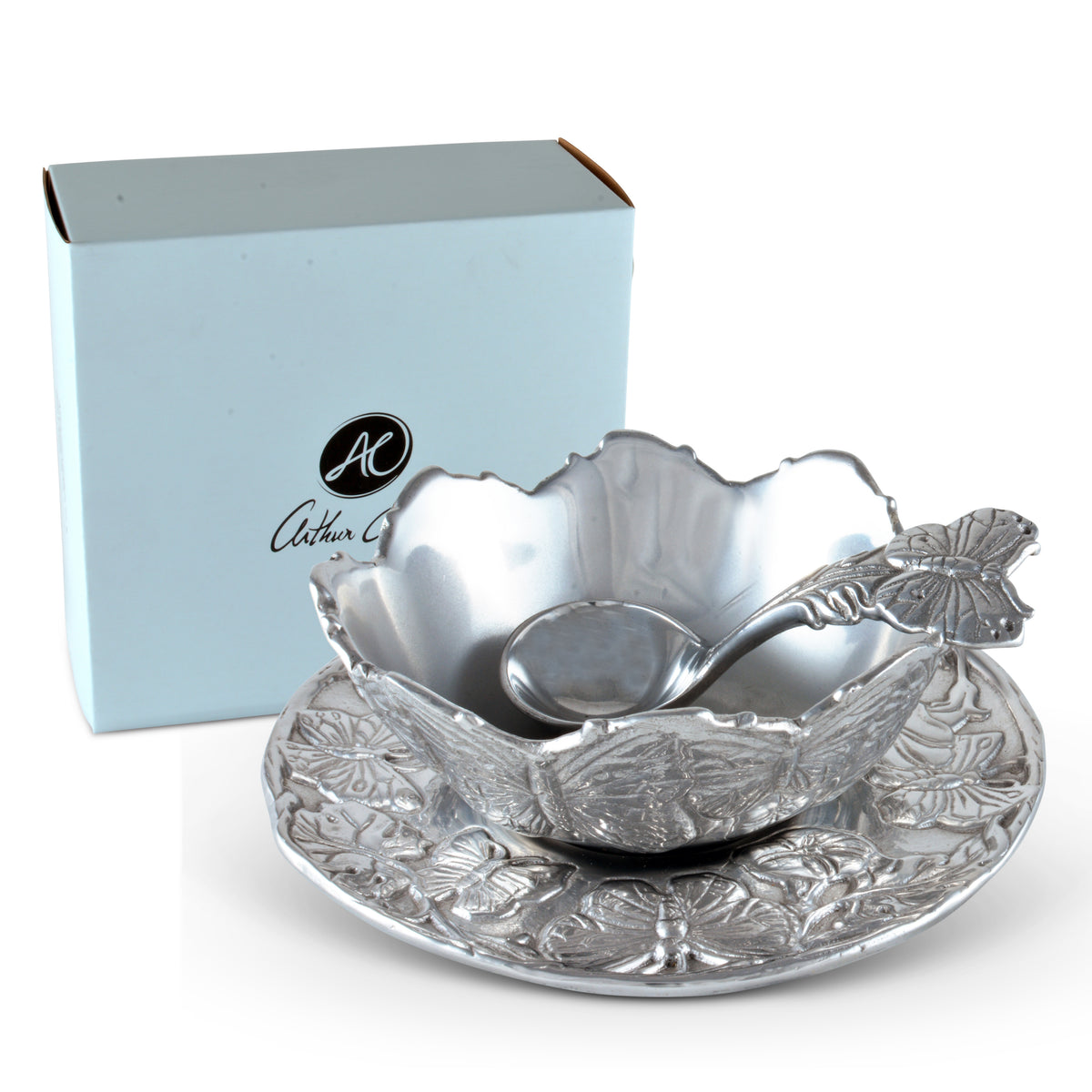 Arthur Court Butterfly Butterfly Condiment Set 3-piece