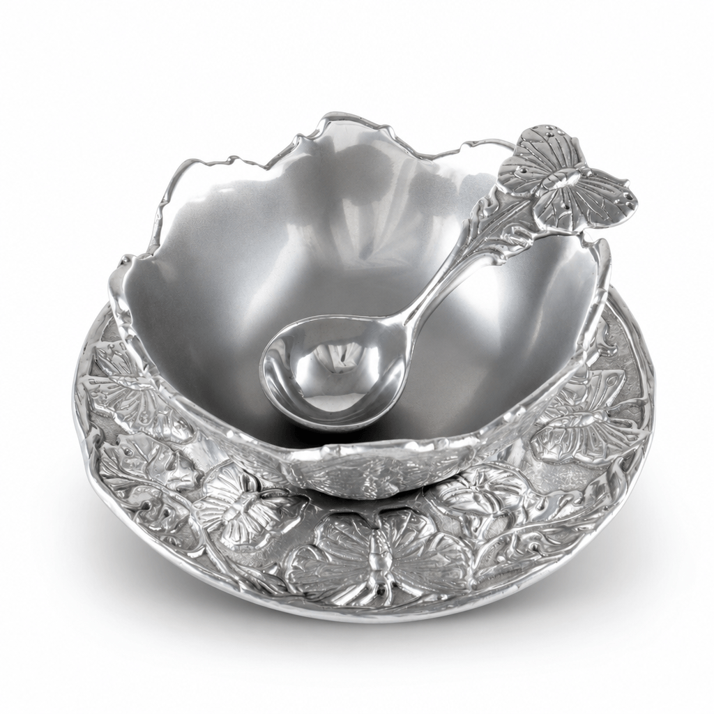 Arthur Court Butterfly Butterfly Condiment Set 3-piece