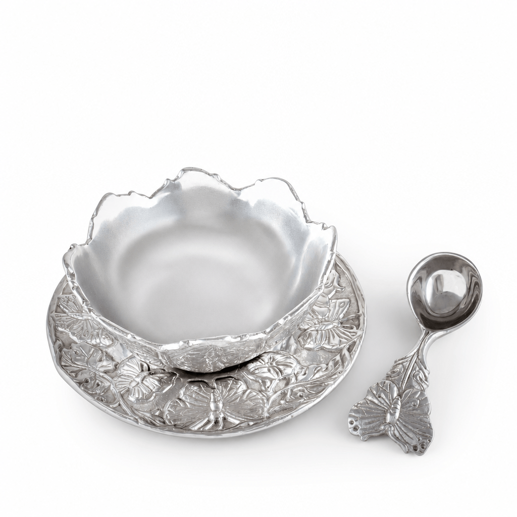 Arthur Court Butterfly Butterfly Condiment Set 3-piece