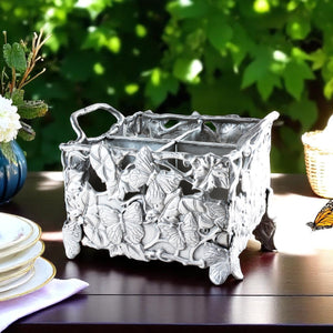 Arthur Court Butterfly Butterfly Flatware Caddy
