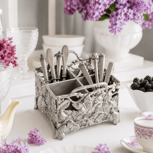 Arthur Court Butterfly Butterfly Flatware Caddy