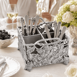 Arthur Court Butterfly Butterfly Flatware Caddy