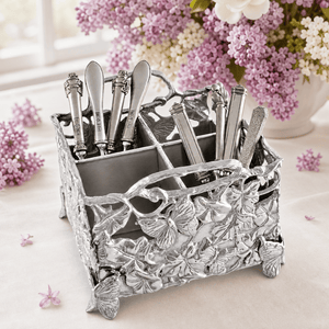 Arthur Court Butterfly Butterfly Flatware Caddy