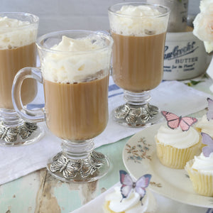 Arthur Court Butterfly Butterfly Glass Mugs