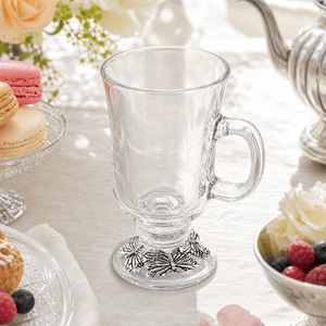 Arthur Court Butterfly Butterfly Glass Mugs