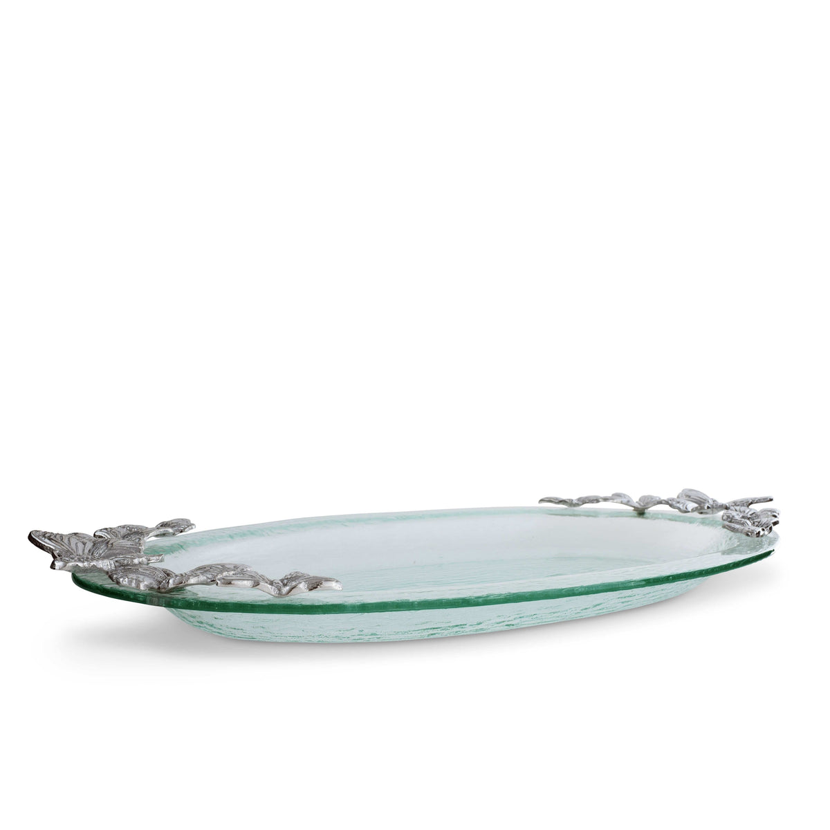 Arthur Court Butterfly Butterfly Glass Platter