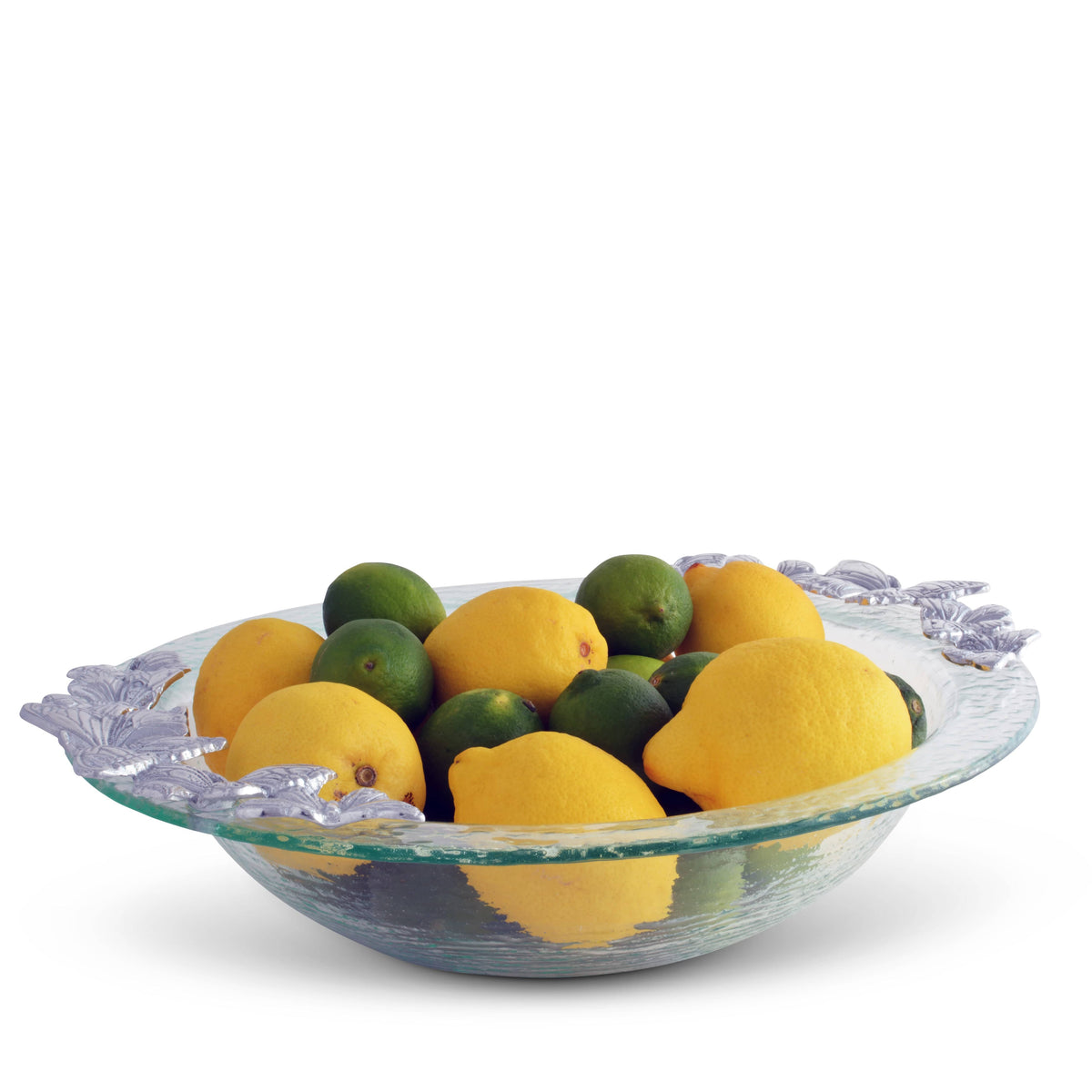 Arthur Court Butterfly Butterfly Glass Salad Bowl