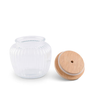 Arthur Court Butterfly Butterfly Knob Glass Canisters