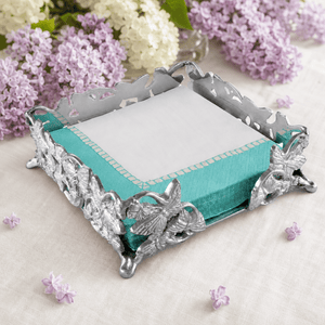 Arthur Court Butterfly Butterfly Luncheon Napkin Box