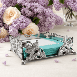 Arthur Court Butterfly Butterfly Luncheon Napkin Box