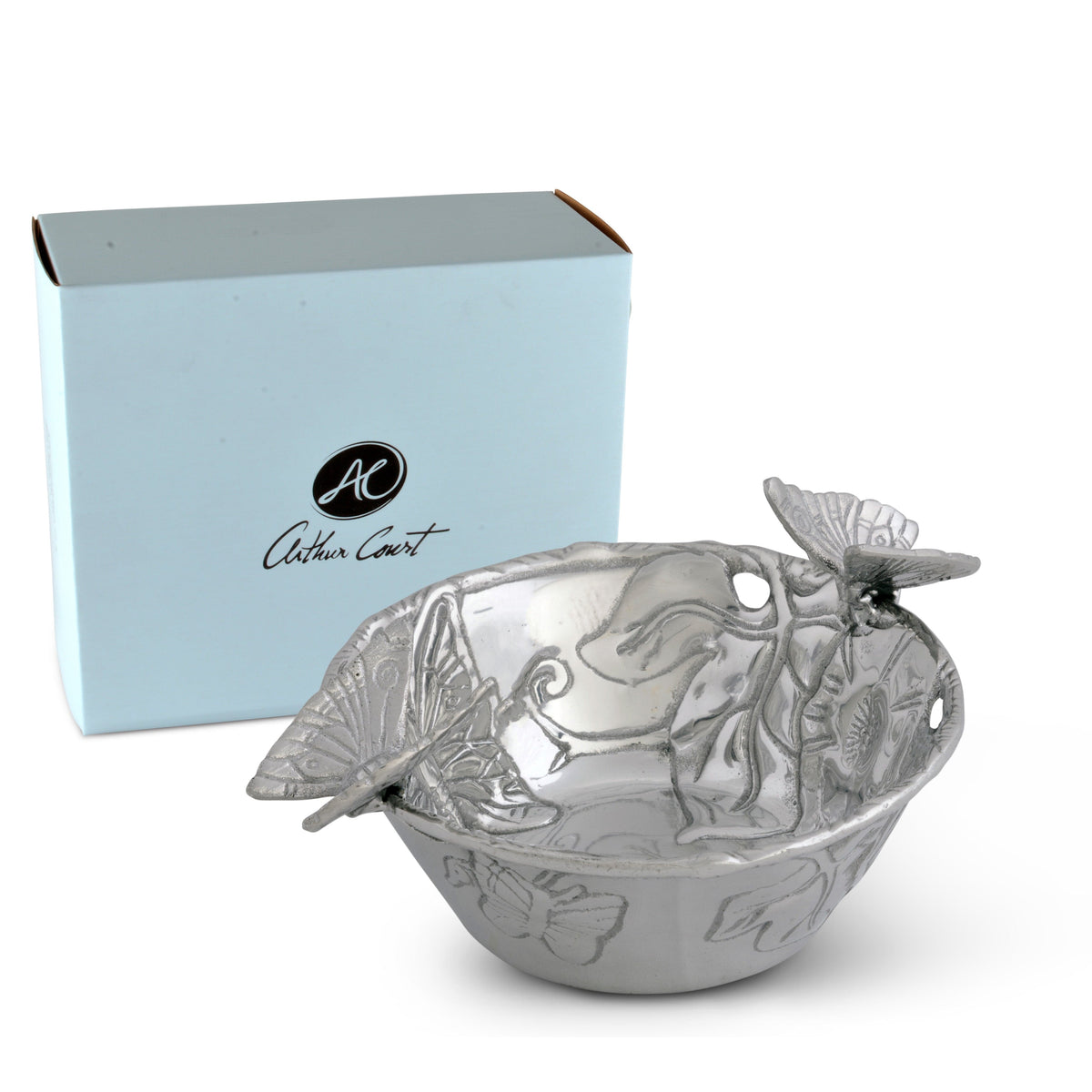 Arthur Court Butterfly Butterfly Nut Bowl