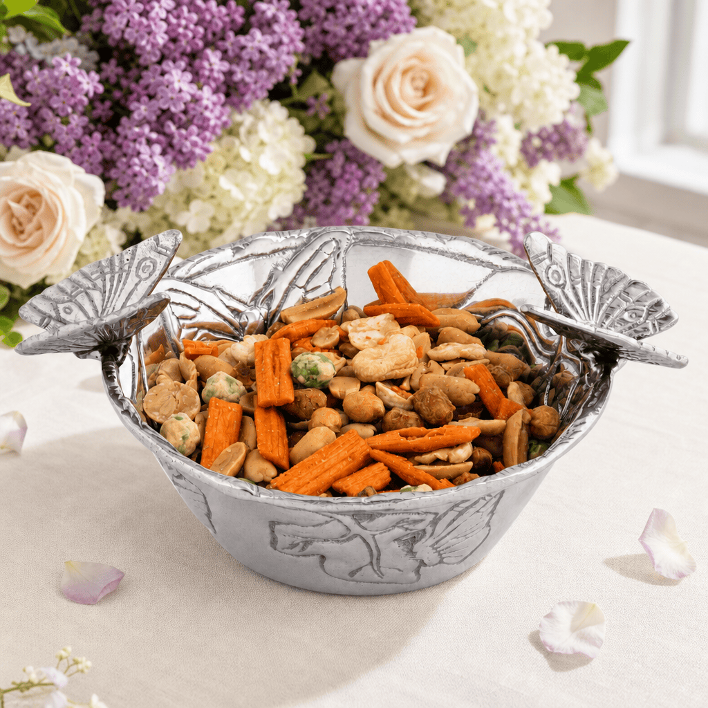 Arthur Court Butterfly Butterfly Nut Bowl