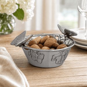 Arthur Court Butterfly Butterfly Nut Bowl